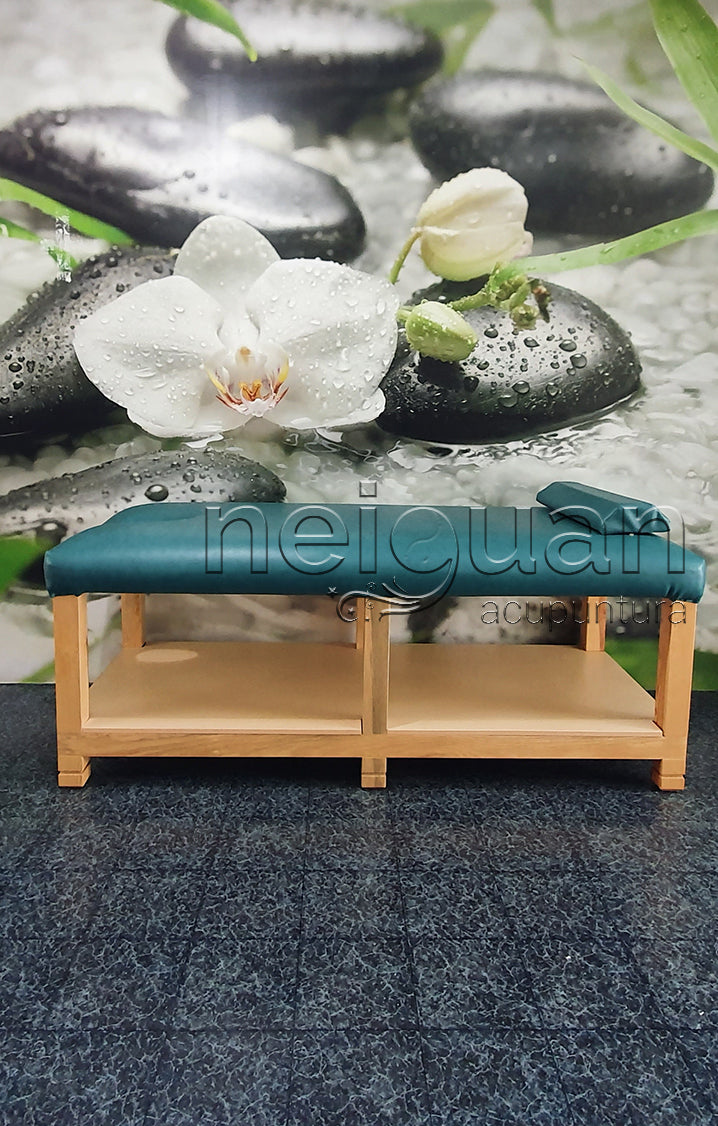 CAMA FIJA DE MADERA PARA MASAJE