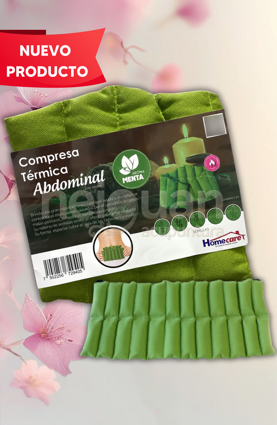 COMPRESA TÉRMICA ABDOMINAL DE SEMILLAS AROMÁTICA