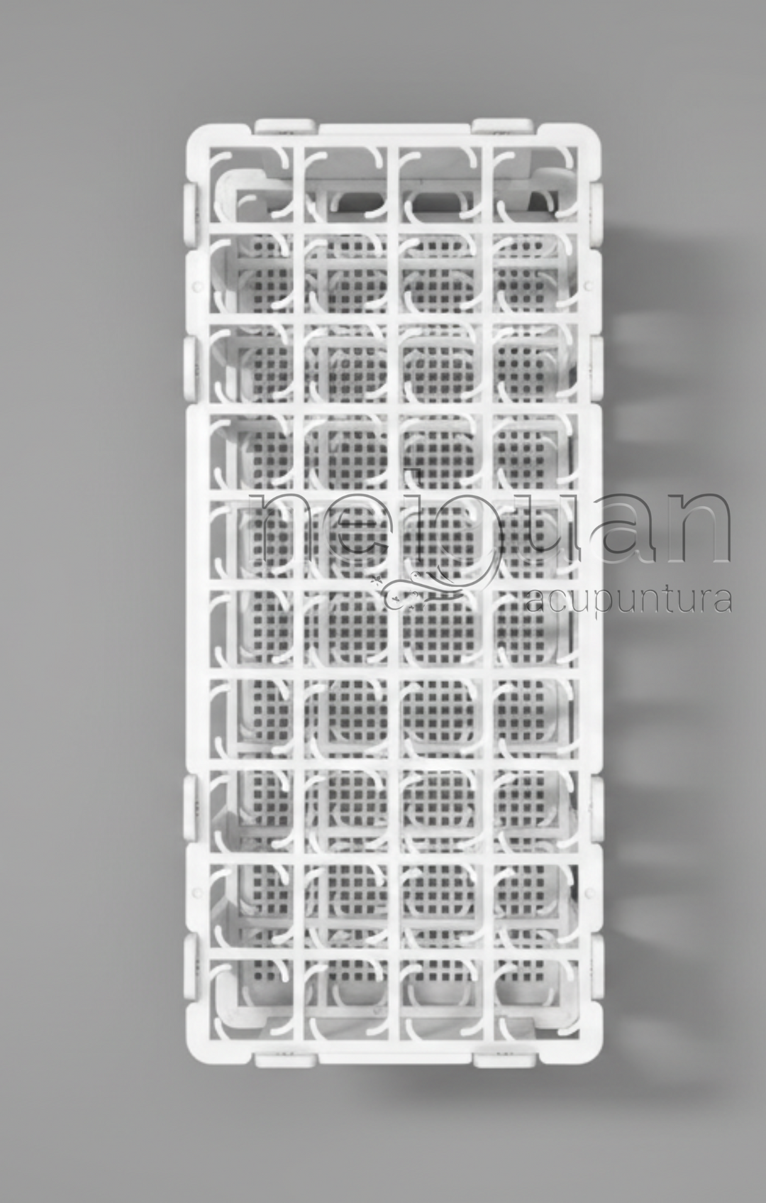 GRADILLA DE PLÁSTICO PARA 40 TUBOS