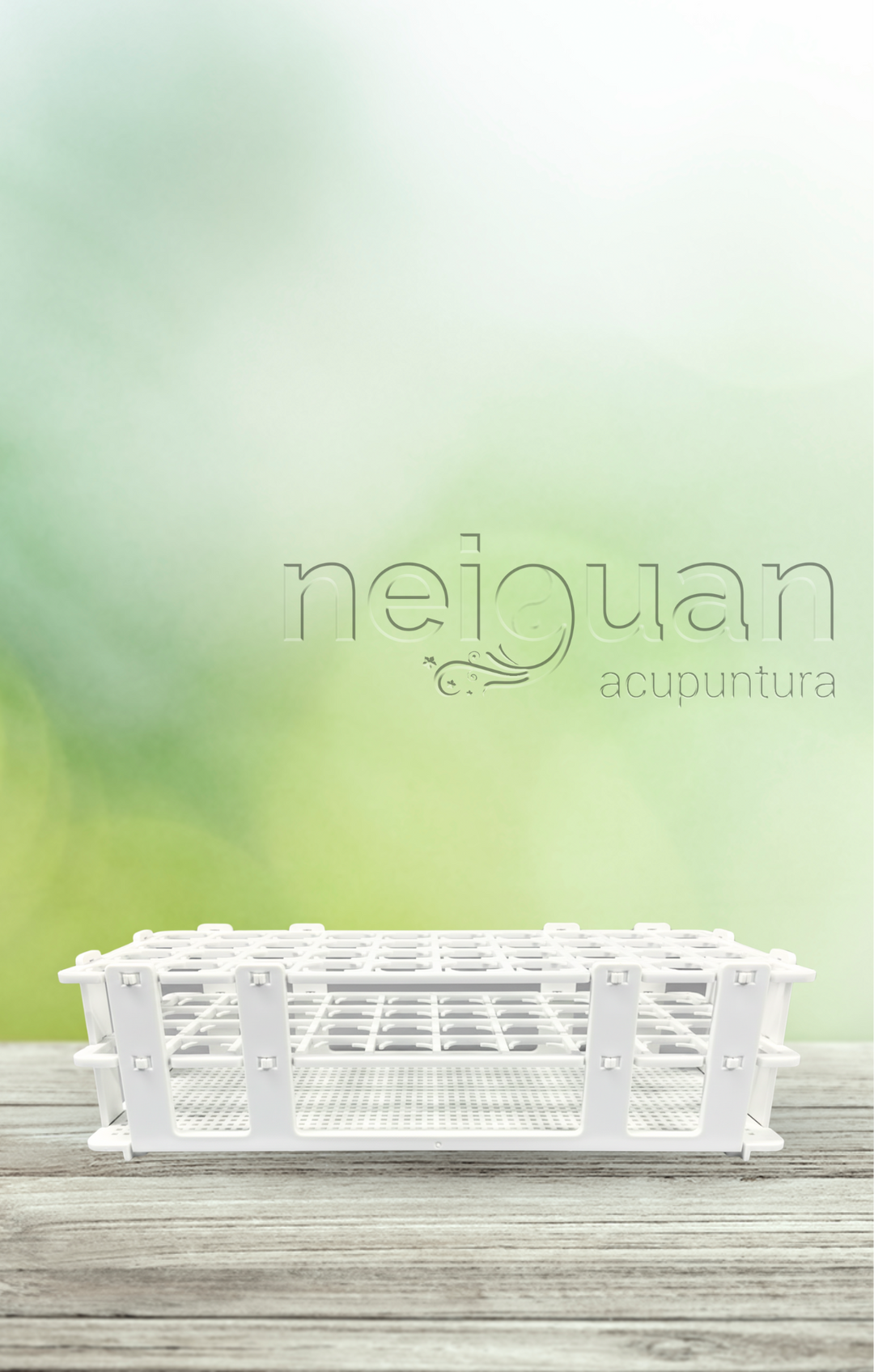 GRADILLA DE PLÁSTICO PARA 40 TUBOS