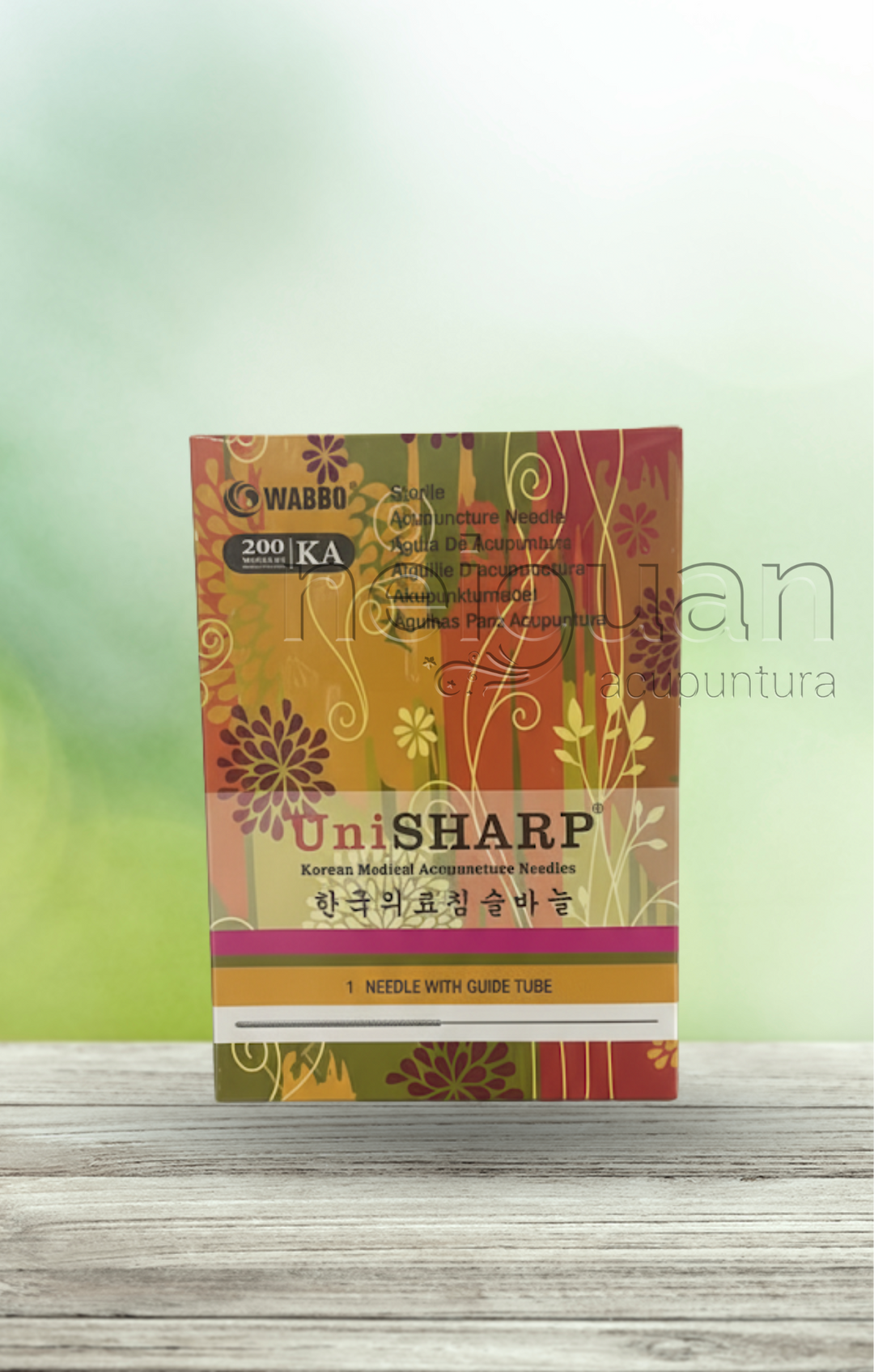 AGUJA UNISHARP COREANA SPRING HANDLE CAL 30x40 CAJA CON 200 PIEZAS