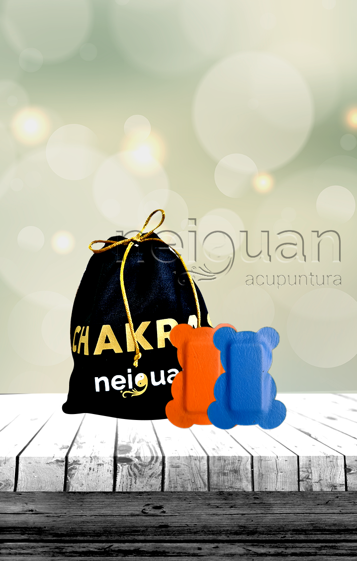 imanes chakras para biomagnetiso. Neiguan material para acupuntura